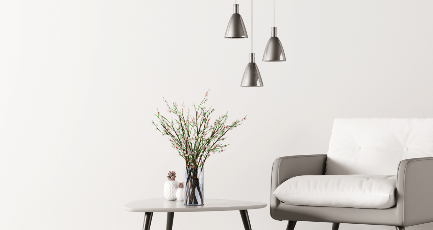 industrial lights in Scandinavian design